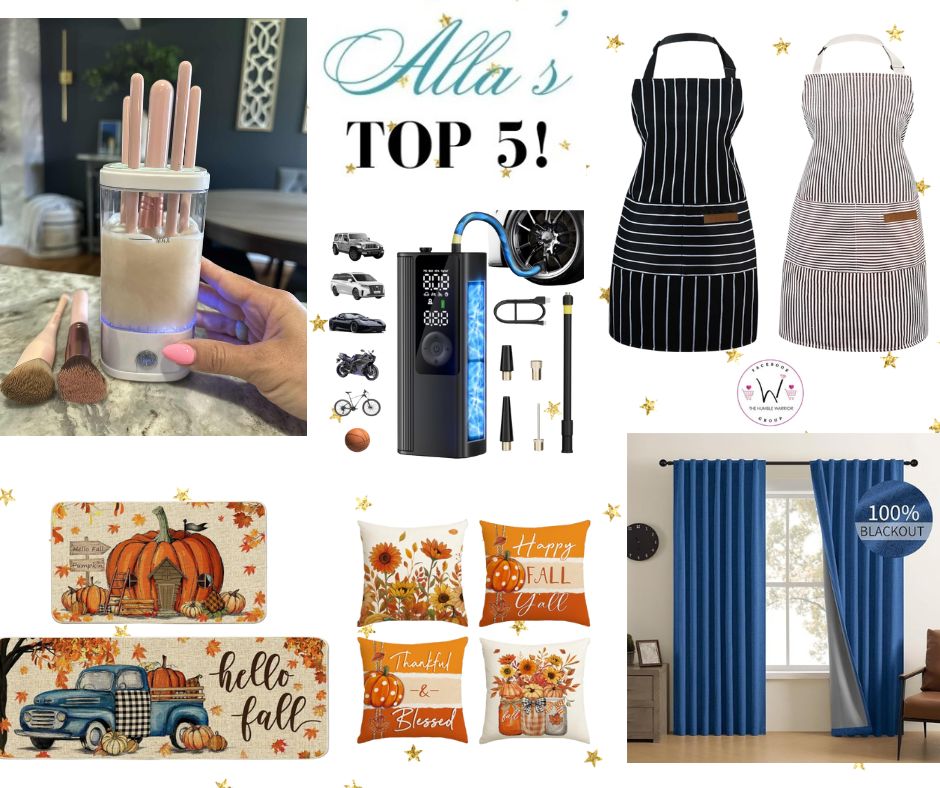 Alla’s TOP 5 best-selling items posted yesterday plus a bonus item!