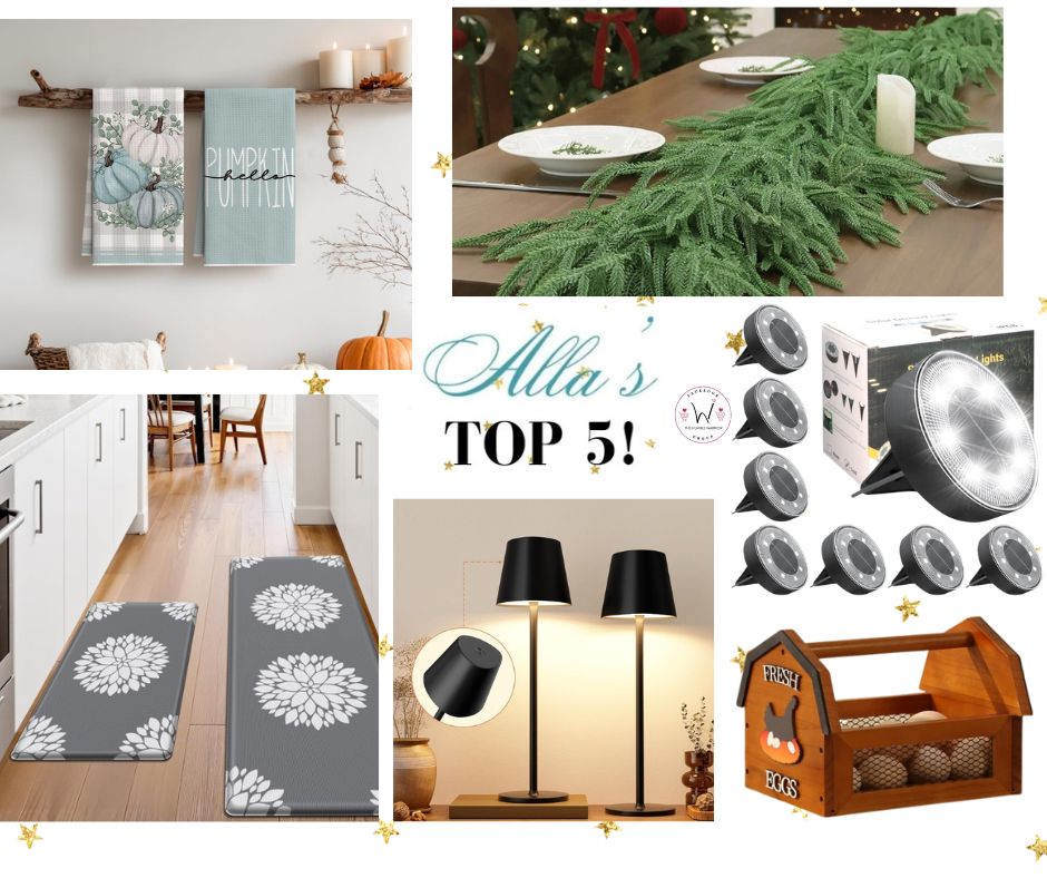 Alla’s TOP 5 best-selling items posted yesterday plus a bonus item!