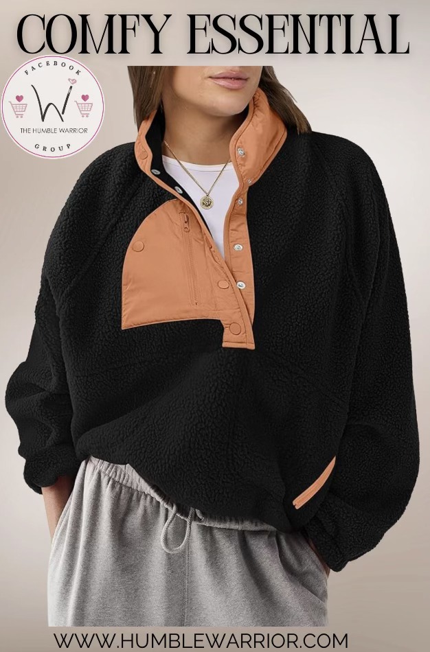 ANRABESS Fuzzy Fleece Pullover