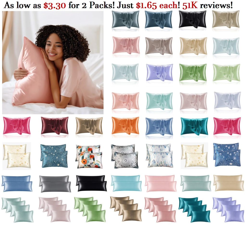 satin BEDELITE pillowcases