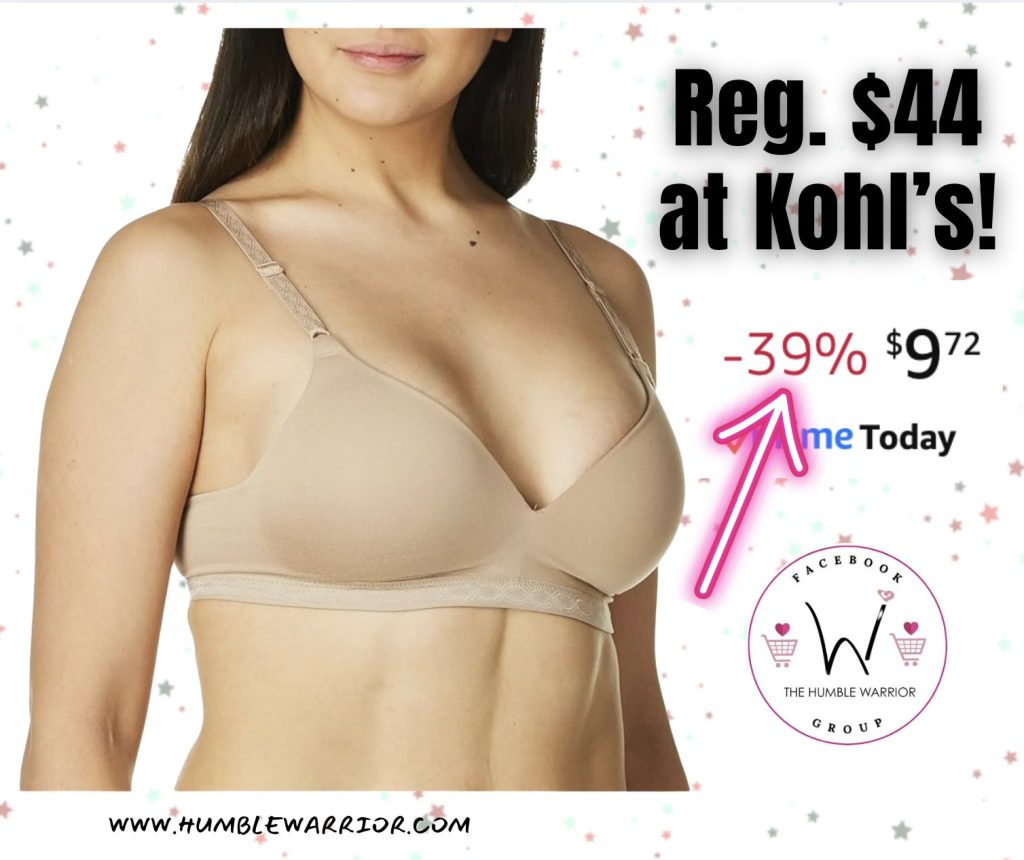 Warner’s Women’s Blissful Benefits Super Soft Wireless Lightly Lined Comfort Bra