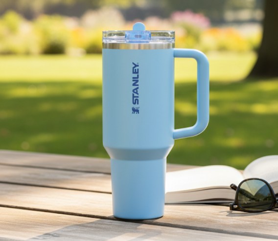 STANLEY Quencher ProTour Flip Straw Tumbler in Oasis Cornflower Gloss