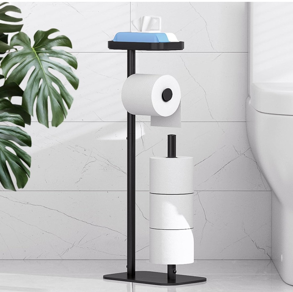 toilet paper holder stand