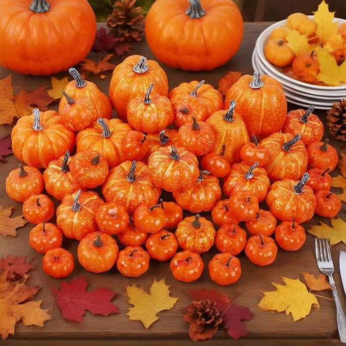 Mini Artificial Pumpkins