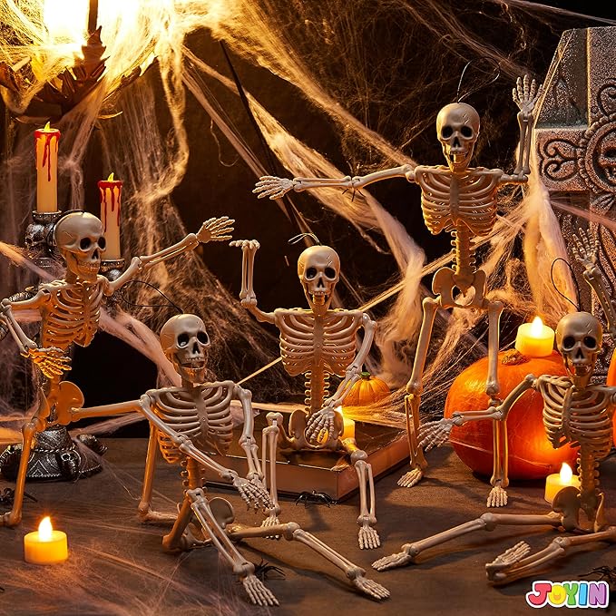 Five Posable Skeletons