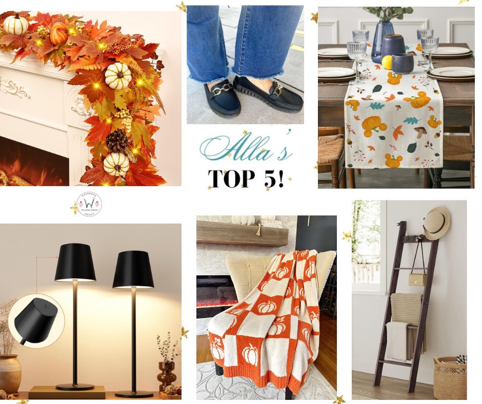 Alla’s TOP 5 best-selling items posted yesterday plus a bonus item!