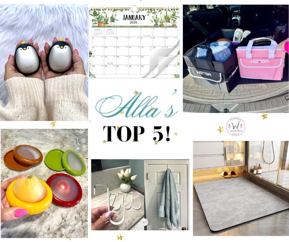 Alla’s TOP 5 best-selling items posted yesterday plus a bonus item!