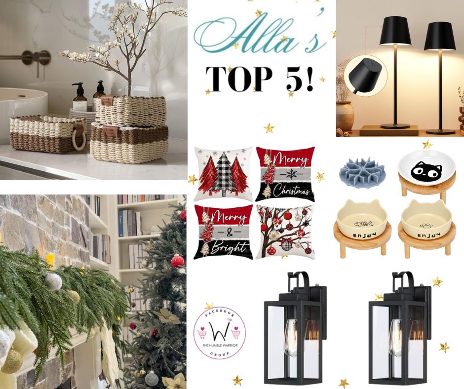 Alla’s TOP 5 best-selling items posted yesterday plus a bonus item!