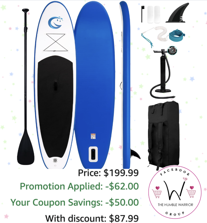 FunWater ultra-light inflatable paddle board
