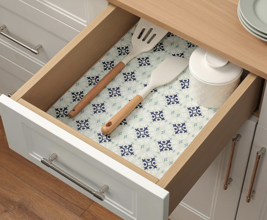 Waterproof Non-Adhesive Shelf Liners!