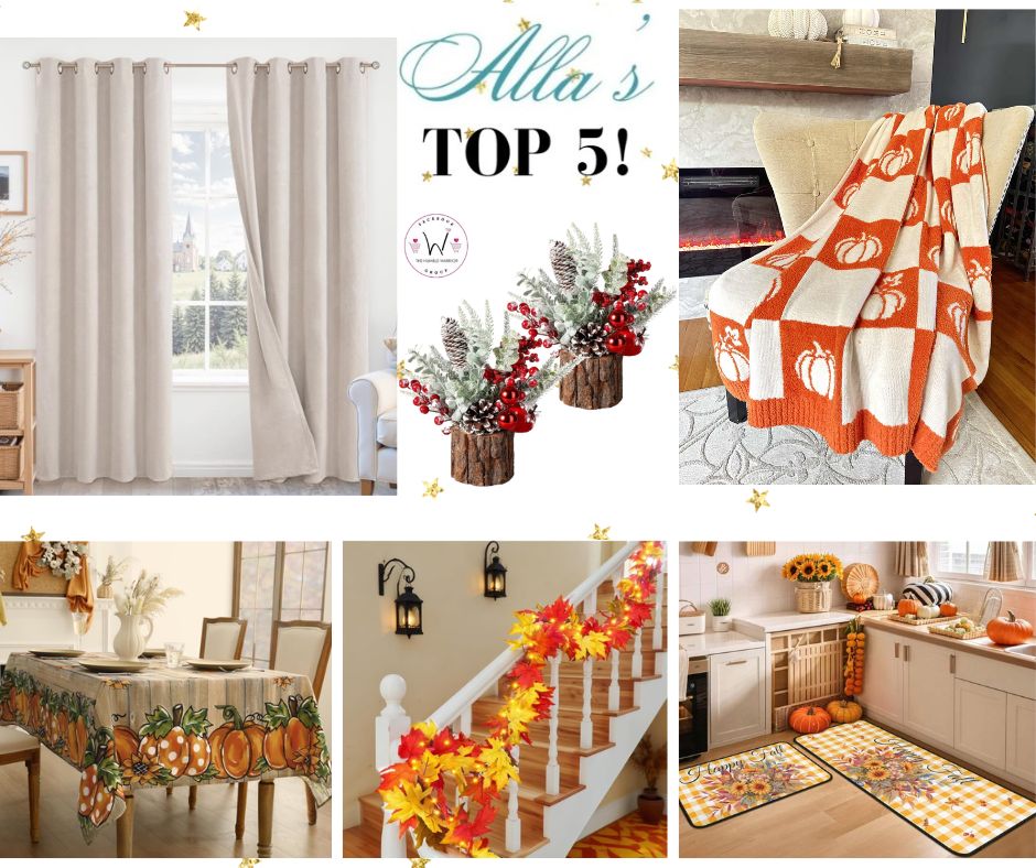 Alla’s TOP 5 best-selling items posted yesterday plus a bonus item!