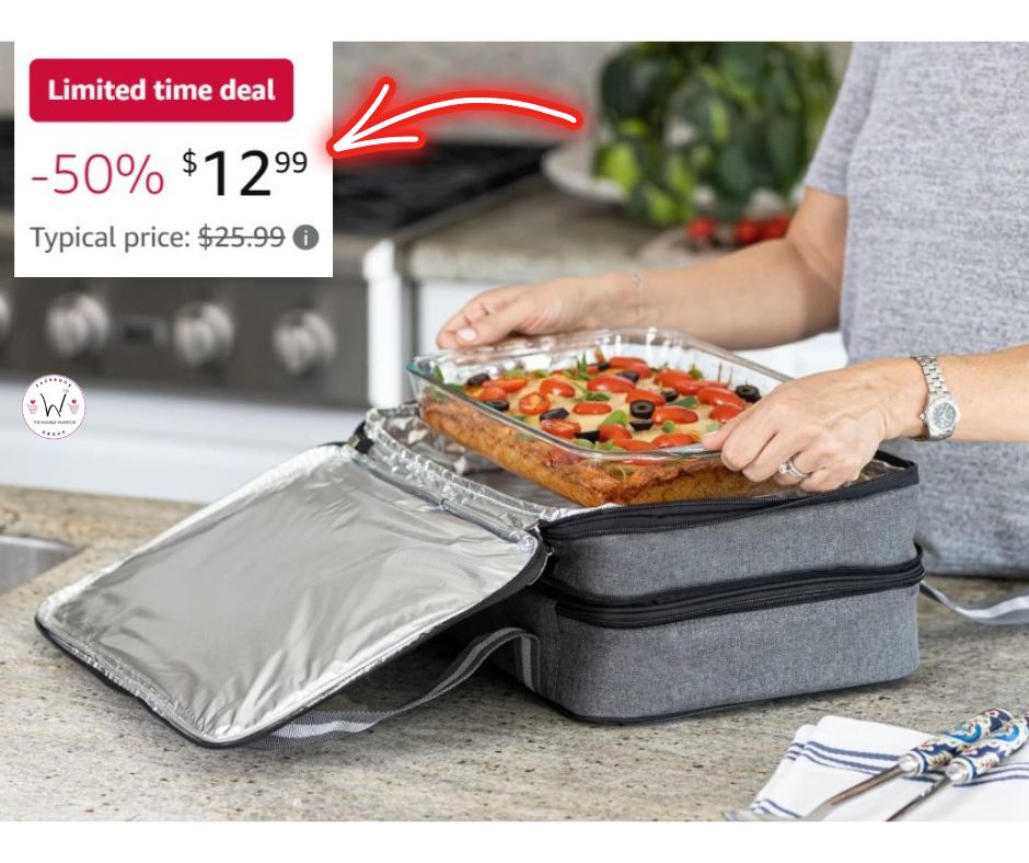 Insulated Double Decker Casserole Carrier!