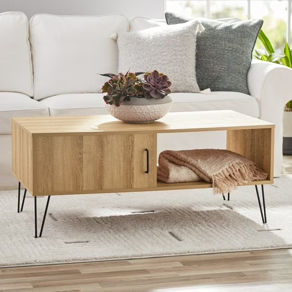 Mainstays Modern Hairpin Rectangle Coffee Table