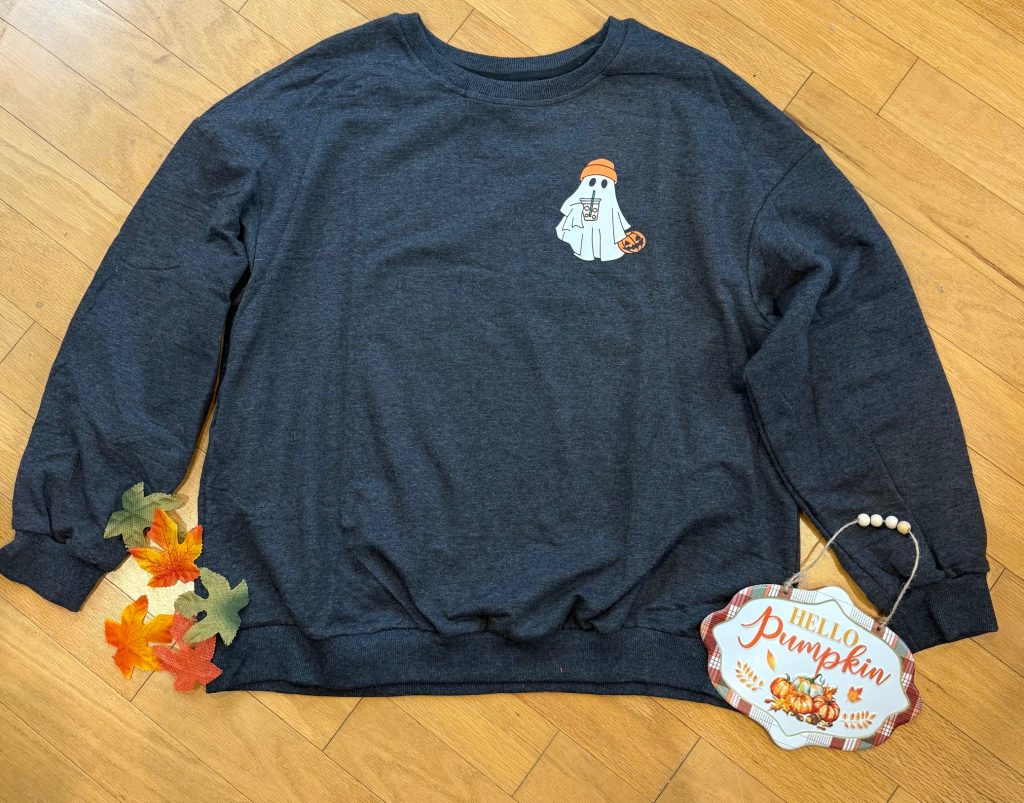 Halloween Pumpkin Ghost Sweatshirt