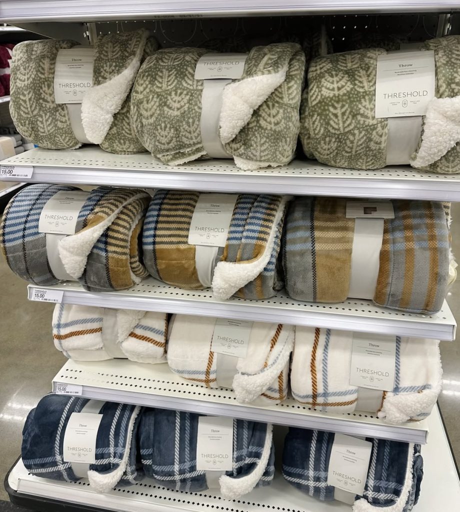 Printed Plush Throw