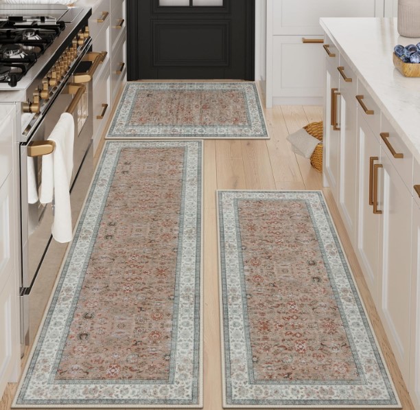 3 Pcs Kitchen Rug Set!
