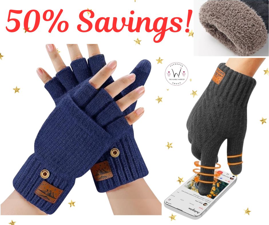 Unisex Wool Knit Thermal Gloves!