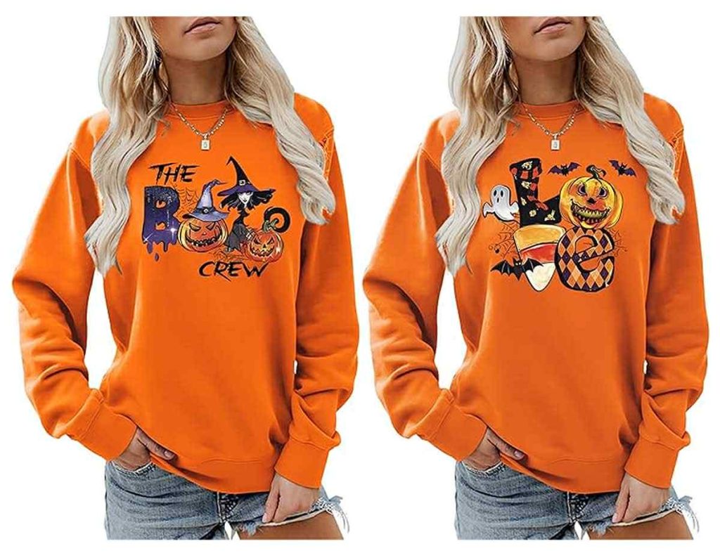Halloween and other graphic sweatshirts!