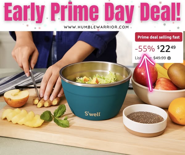 S’well Stainless Steel Salad Bowl Kit
