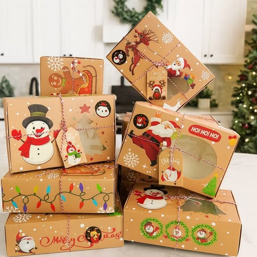 12-piece Christmas cookie boxes by AouEtnay