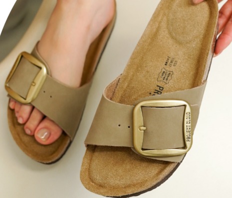 Project Cloud Buckle Sandals