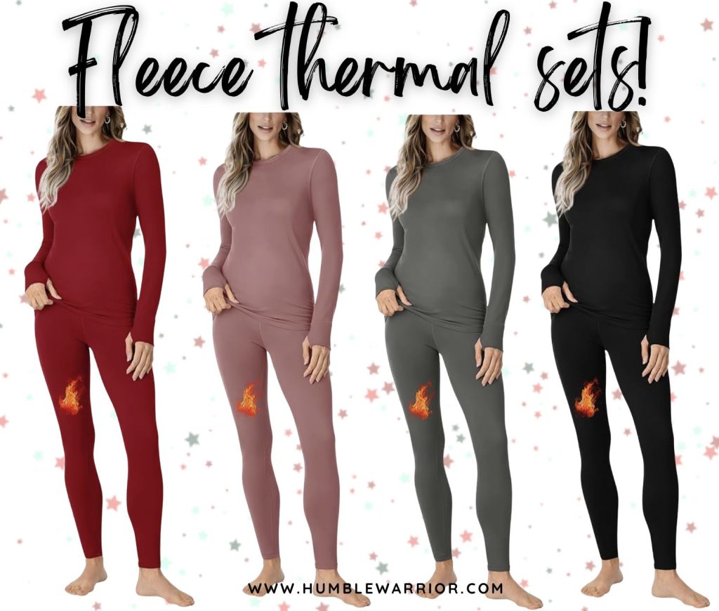 Wiholl fleece lined thermal sets