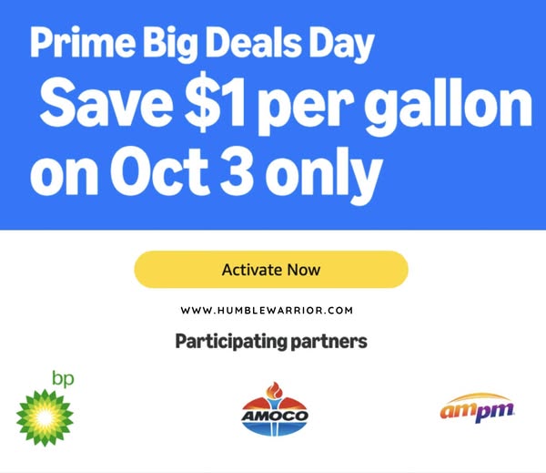 On October 3rd, you’ll save per gallon