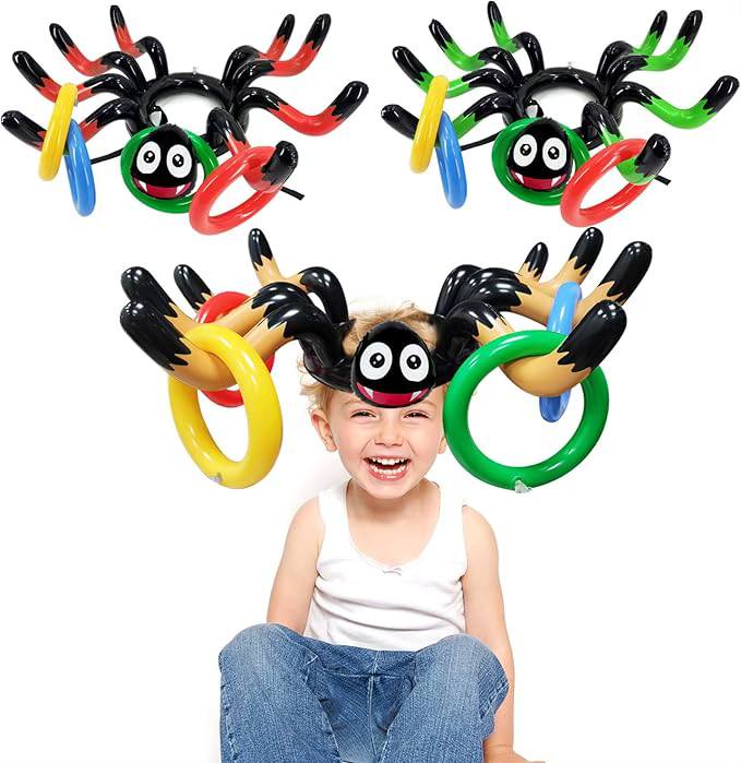 inflatable spider ring tosses