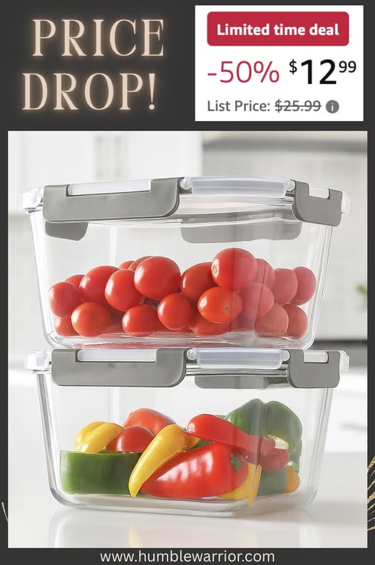 HOMBERKING 63oz large glass containers