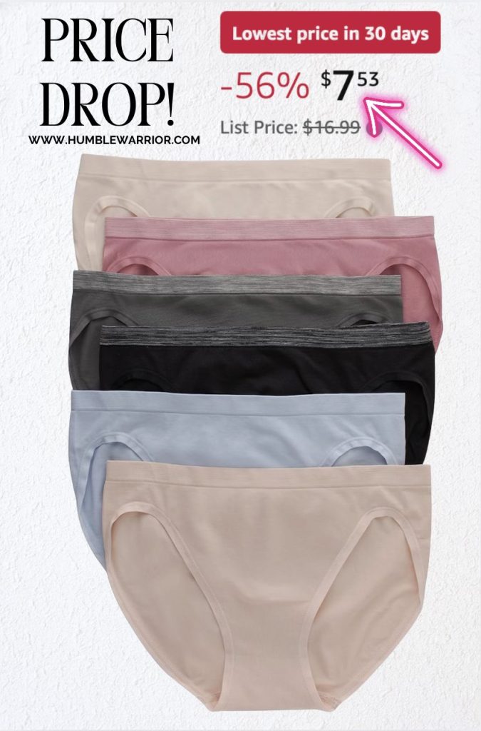 Hanes Women’s Seamless undie pack