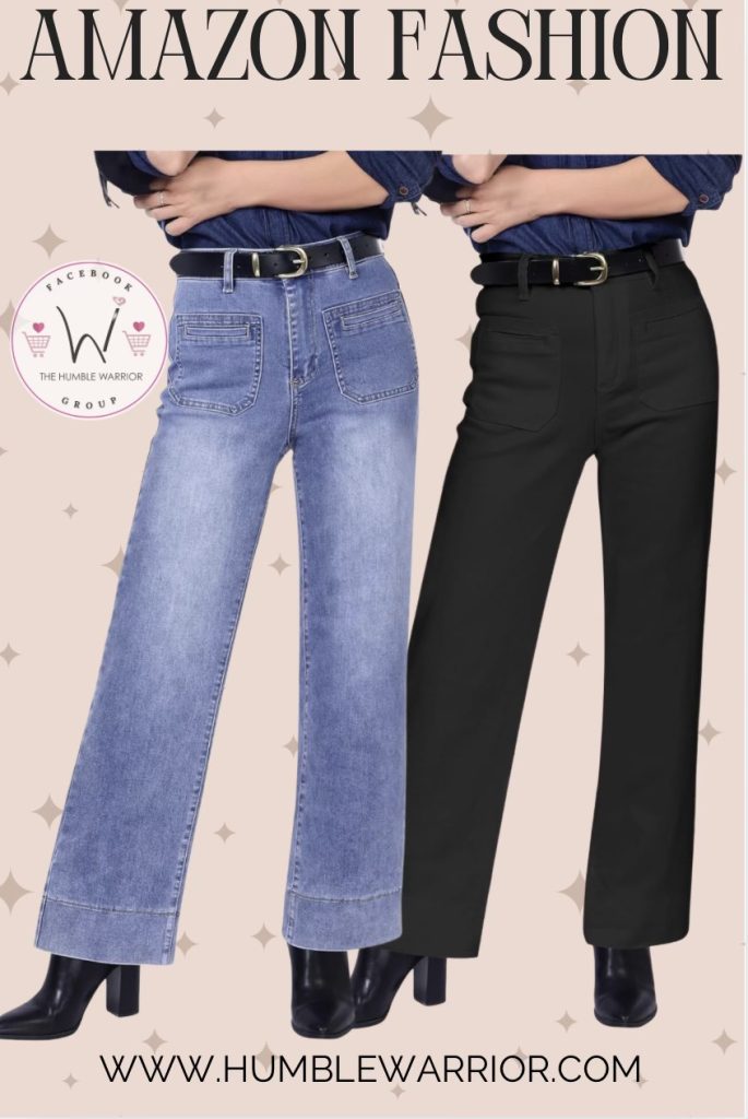 GRAPENT Wide Leg Jeans