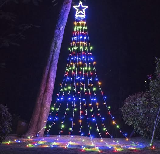 PUHONG Christmas Star String Lights