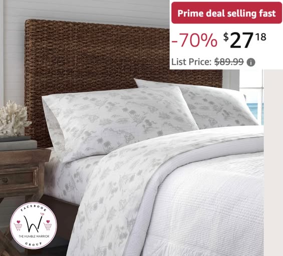 Tommy Bahama Queen Sheet Set!