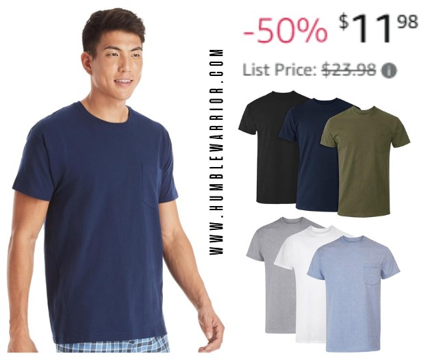 Hanes’s best men’s pocket tee shirts