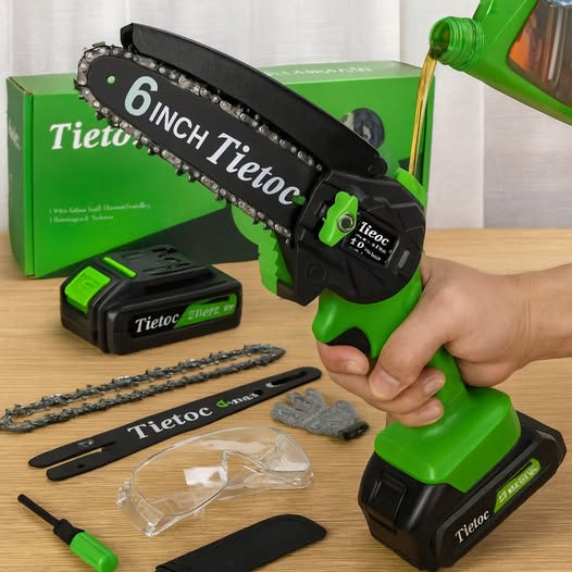 Tietoc 6-Inch Mini Electric Chainsaw