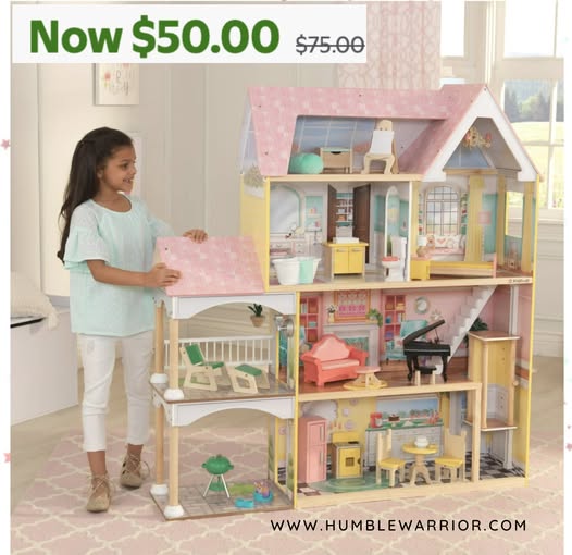 KidKraft Lola Mansion Wooden Dollhouse