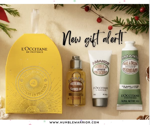 L’OCCITANE Almond Holiday Ornament Gift Set