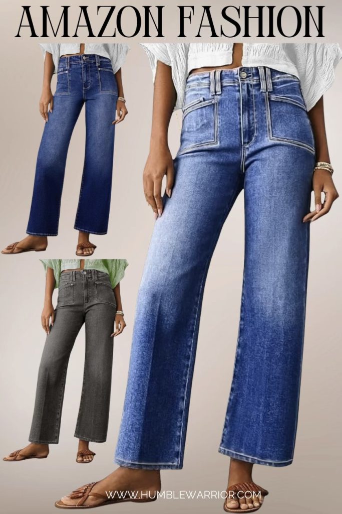 Astylish front pocket jeans