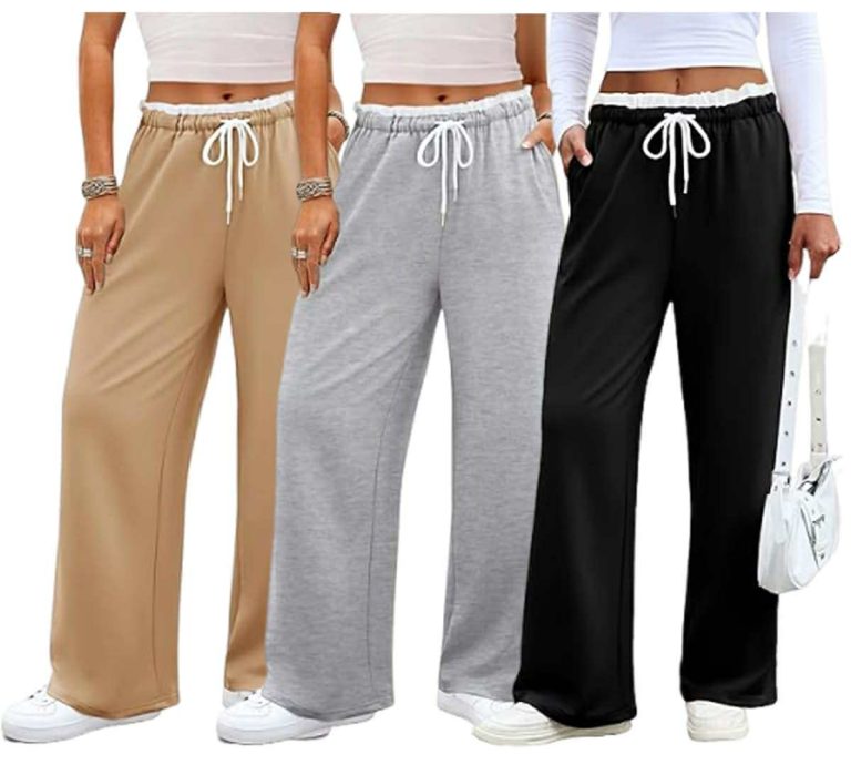 Anbech Wide Leg Sweatpants