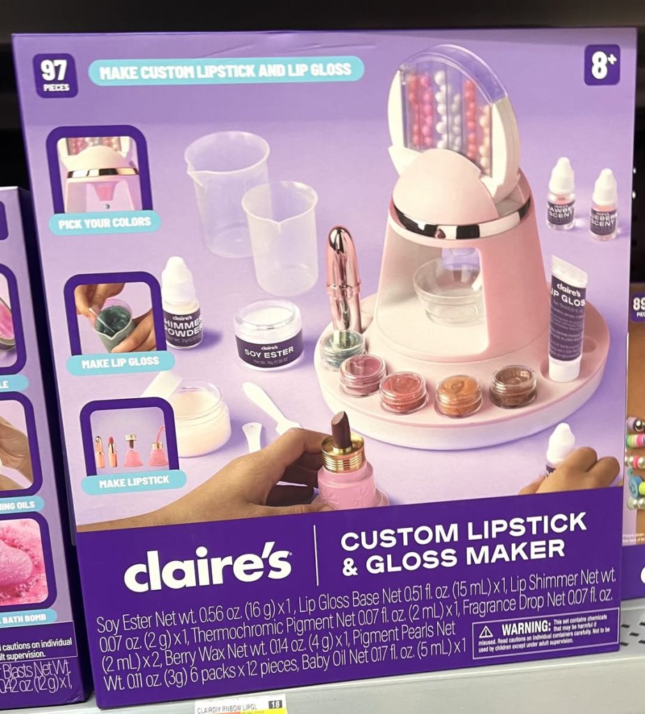 NEW Claire’s Custom Lipstick & Gloss Maker!
