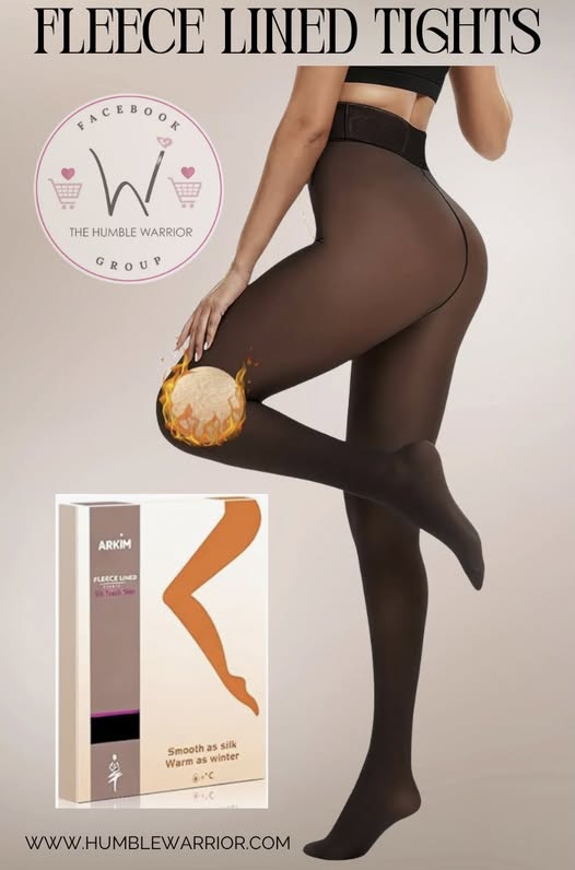 Fleece lined tights