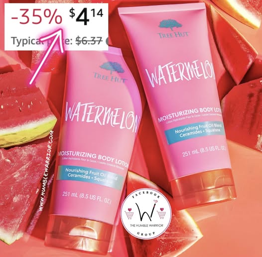 Tree Hut Watermelon Moisturizing Body Lotion