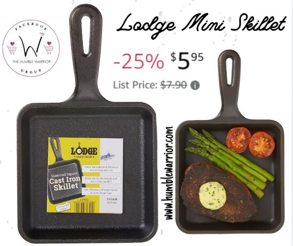 Lodge 5.5-inch square skillet