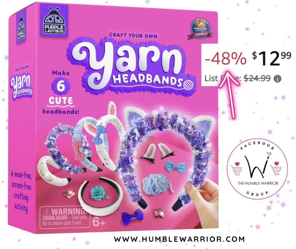 Purple Ladybug headband kit