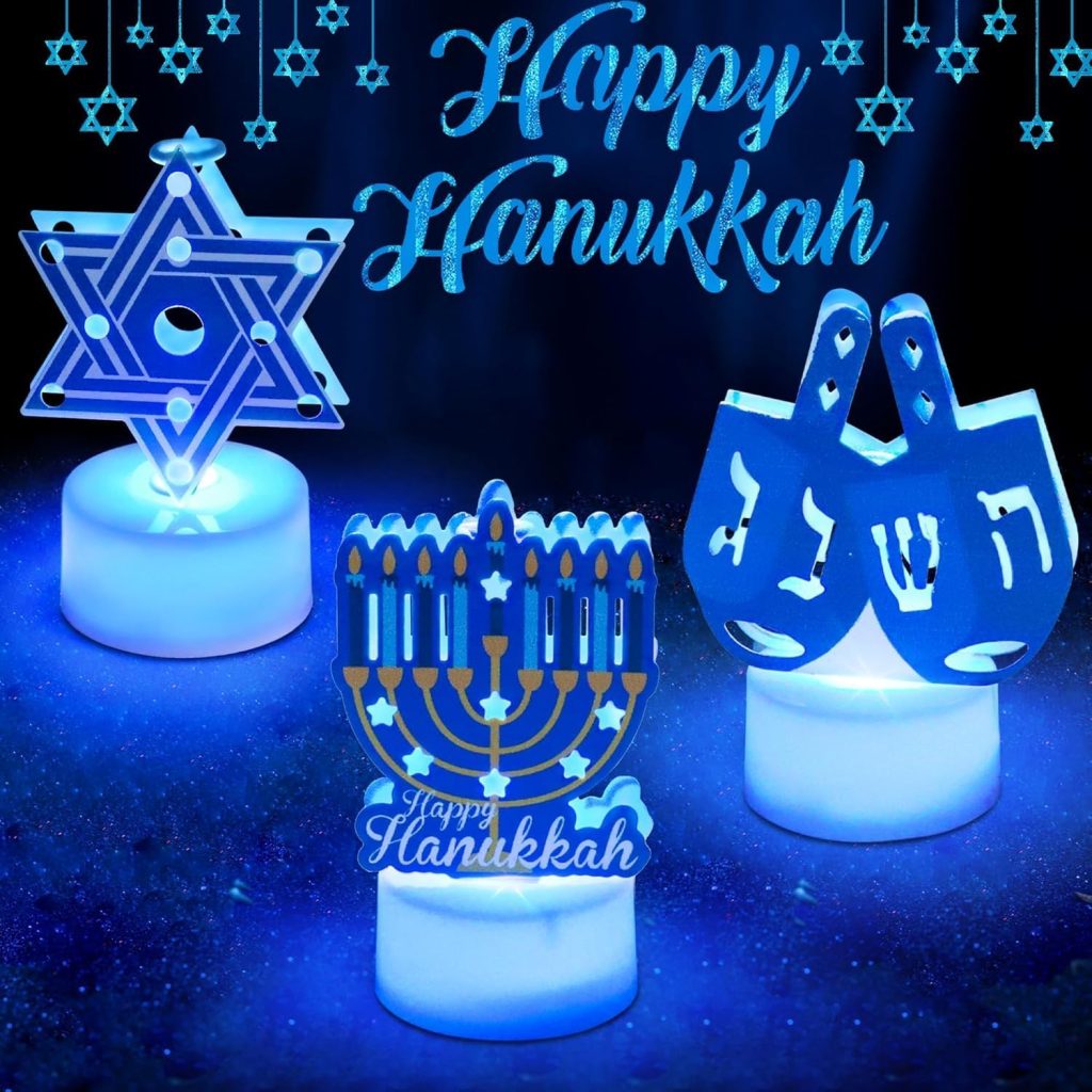 6 Pack of Hanukkah Tealight Candles!