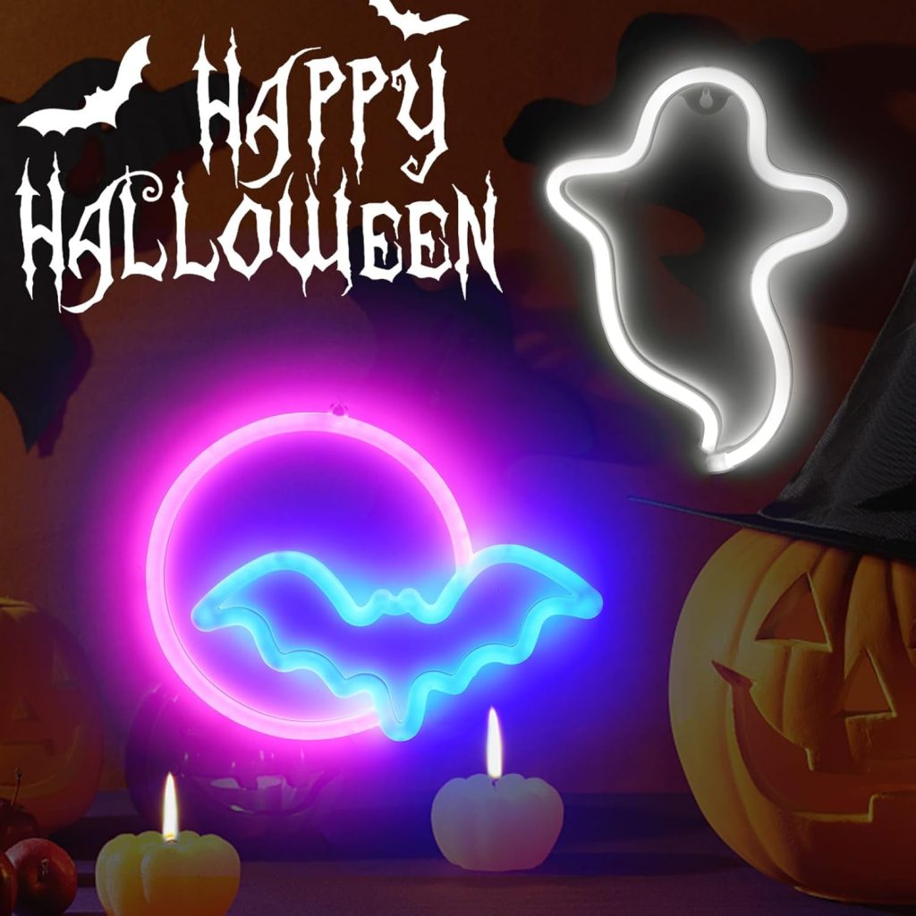 Halloween neon signs