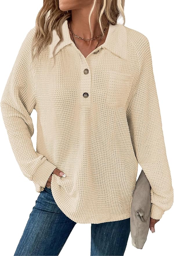 Waffle Knit Top