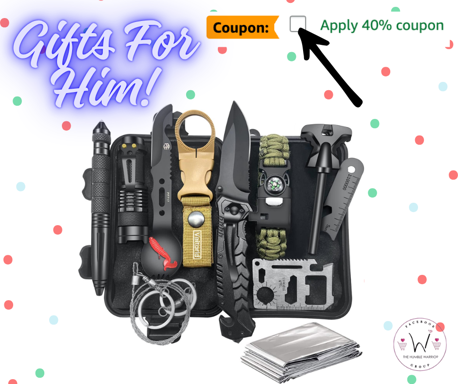 Veitorld 12 in 1 Survival Gear Kit