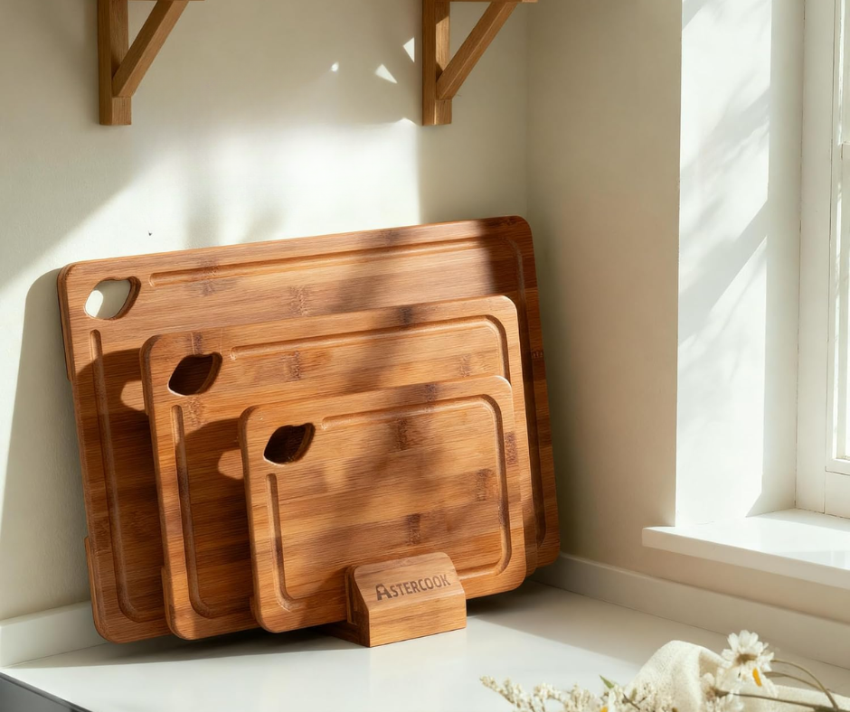 Bamboo Cutting Board Set
