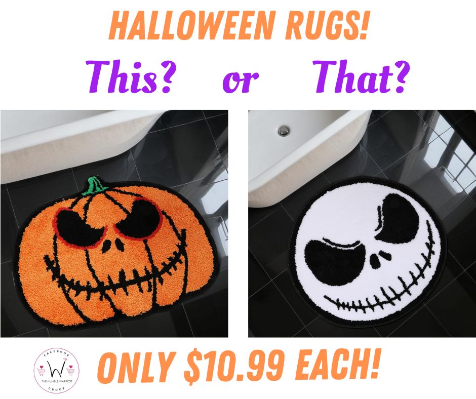 This or that Halloween rugs